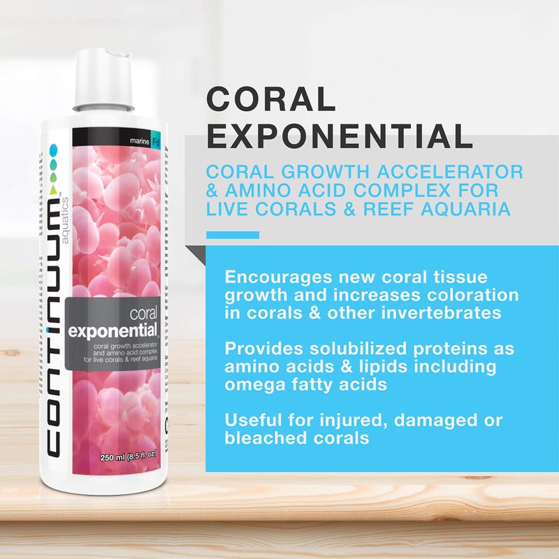 Continuum Aquatics Coral Exponential - Coral Growth Accelerator & Amino Acid Complex for Live Corals & Reef Aquaria, 2 Liter - Image 2